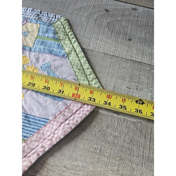 Vintage 1990s Blossoms & Blooms Easter Table Runner Flowers Spring 34" X 12" - Picture 9 of 10